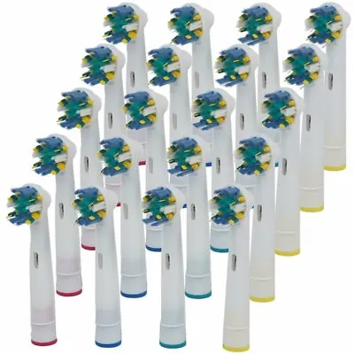 20 Pcs Electric Tooth Brush Heads Replacement For Braun Oral B Floss Action • $20.96