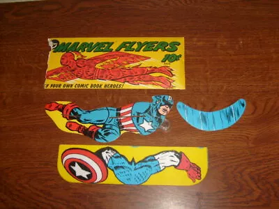 1966 Vintage TOPPS CAPTAIN AMERICA MARVEL FLYER In Envelope • $160