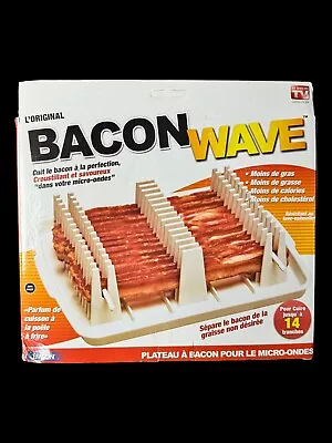 The Original Bacon Wave Microwave Bacon Tray By Emson Brand New In BOX • $19.90