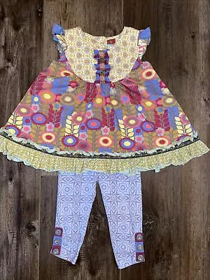 MATILDA JANE GIRLS CHARACTER COUNTS CHASING DAISY AND NOVA LEGGINGS SZ 18m/2 • $44.99