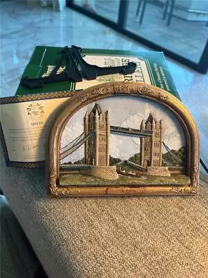 Tower Bridge PLAQUE.  Lilliput. Box & Deed. Excellent 2000.   Scarce • $35