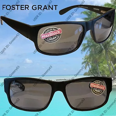 Mens Design Foster Grant Sun Reader Bifocal Reading Sunglasses #6 • £9.50