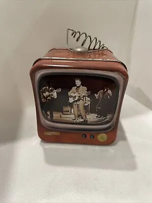 Elvis Presley TV Television Bank Tin Vandor Collectible 2000 • $14.99