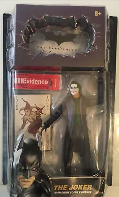 Mattel Batman: The Dark Knight Movie Masters The Joker 6  Action Figure 2009 New • $25