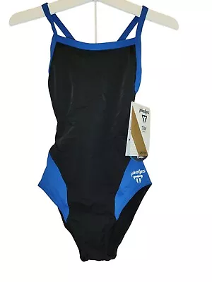 Michael Phelps Competition Racing Swim Suit - Aqua Infinity Tech Women Size 28 • £28.90