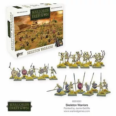 Warlords Of Erehwon  Skeleton Warriors 28mm Undead Fantasy Infantry • $28.95