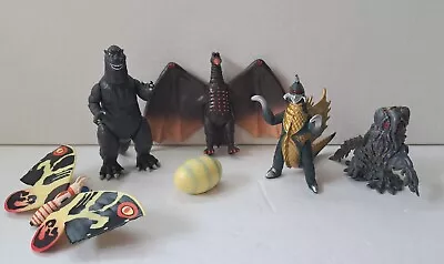 Godzilla Mini Figure Lot Super 7 Rodan Mothra Gigan Hedorah Showa Era Toho • $10