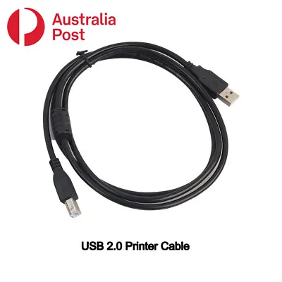 $10.50 • Buy USB 2.0 Type A Male To B Male Shielded Magnetic Ring Printer Cable 1m/2m/3m/5m