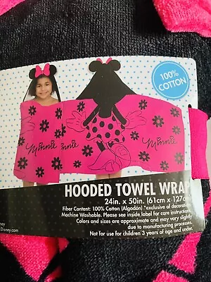 Disney Minnie Mouse Hooded Towel (24 X 50 ) • $24.99