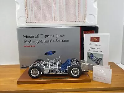 1/18 CMC 1960 Maserati Birdcage Tipo 61 Chassis Prix M-060 RARE • $162.50