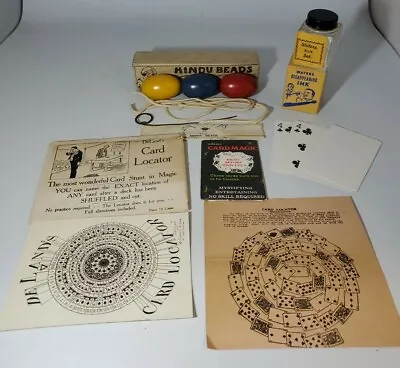 LOT OF 4 Adams & More Vintage Magic Trick Items Original Boxes  • $162.03