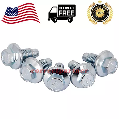 5PCS Engine Oil Pan Drain Plugs With Seal W/o Magnet Replace GM Part 11562588 US • $15.49