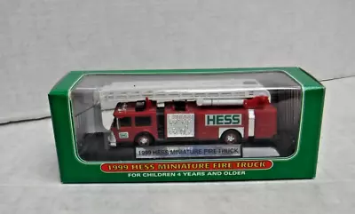 Miniature Fire Truck 1999 Hess Diecast 102523AST3-B • $12.99