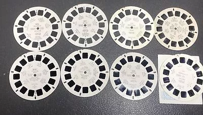 8 X Vintage View Master Reels Various 1960s. Loose • $6.85