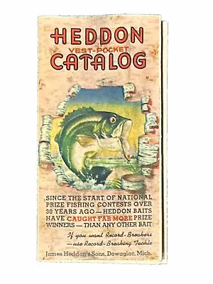 Vintage HEDDON VEST POCKET CATALOG • $6