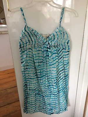 NWT Ann Taylor Silk Habutai Habotai Fluid Accent Print Getaway Dress 4 $98 • $39.99