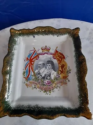 King Edward V11 And Queen Alexandra Coronation Wall Plaque • £6