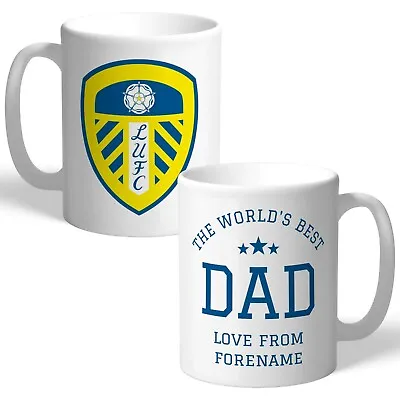 £15.99 • Buy Personalised Leeds United Best Dad Mug Football Father's Day Gift Fan LUFC