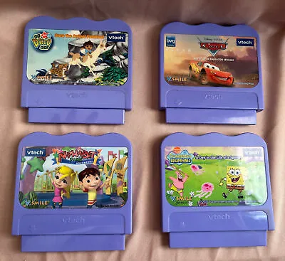 VTech V.Smile Learning Content System Video Game Cartridges Lot Of 4 V Smile • $10