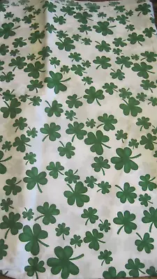 St Patrick Day-65X44Fabric TOSSED Clover/Green Shamrock Springs CREATIVE#CP25995 • $6.99