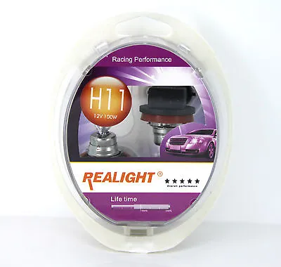 H11 Super Bright White HID Look Xenon Halogen Headlights Globes Bulbs 12V 100W  • $24.29