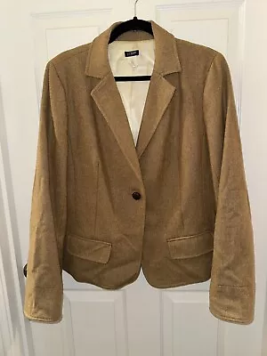 Womens J.Crew Blazer Brown Size 14  • $27