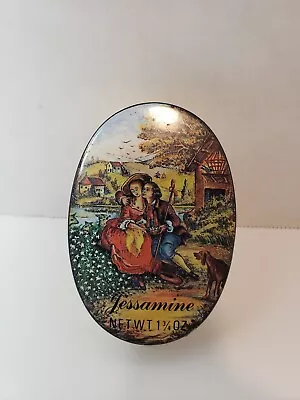 $9.99 • Buy Vintage French Candy Tin Flavigny Anise Candy Jessamine Flavored