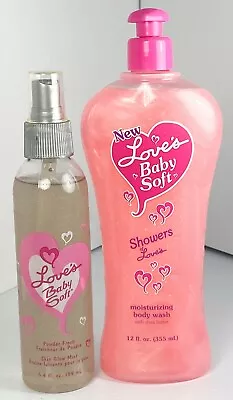 LOVE'S BABY SOFT Moisturizing Body Wash & Skin Glow Mist VINTAGE RARE**PLS READ • $29.99