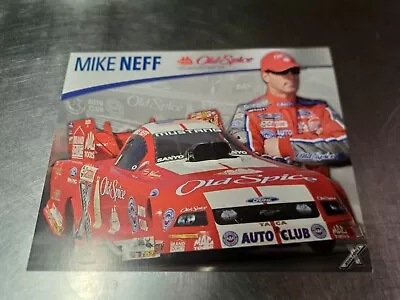 NHRA Mike Neff Promotional Card Handout 8x10 • $12.99