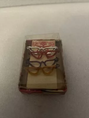 Vogue  1950's Set Of Eyeglasses (4) In The Box  For Ginny Doll • $18.01