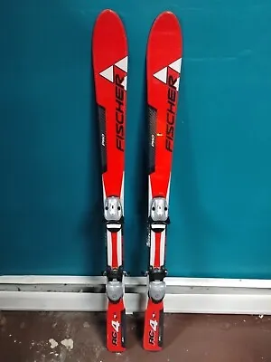 Fischer Pro RC4 Air Carbon Junior 128cm Skis W/Tyrolia SL70 Bindings • $109.99