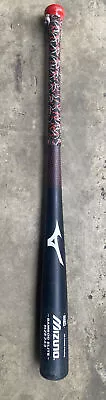 MIZUNO Bamboo ELITE  MZE243 BBCOR .50 CERTIFIED 32 Inch Bat Black And Red WOOD • $39.99