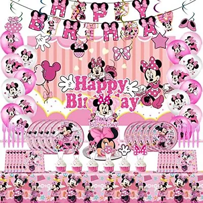 Minnie Birthday Party Supplies Minnie Birthday Party Balloon Decorations Them... • $37.42