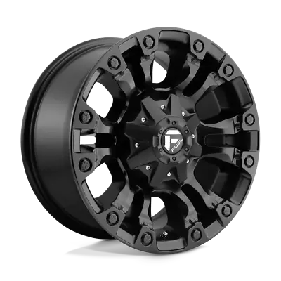 Fuel Vapor D560 17x9 +1 Matte Black Wheel 6x135 6x139.7 (QTY 4) • $1244