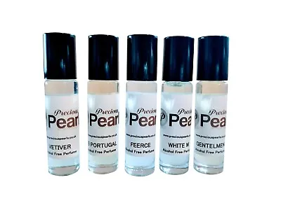 PRECIOUS PEARLS Mens Perfume Oil Alternative Fragrance 10 ML *10% OFF 4 OR MORE* • £5.95