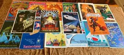 Disney Parks Attraction Posters 12 X18 - CHOOSE YOUR OWN (Buy 3 Get 1 Free) • $9.99