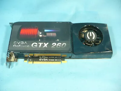 EVGA EV10830 GeForce GTX 260 896MB PCI-E  Core 216 Dual DVi Video Graphics Card • $21.50