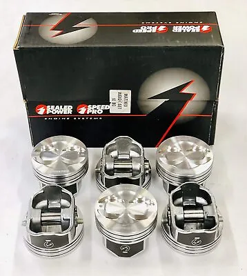 SEALED POWER Pistons Set/6 Mercruiser Volvo W/Chevy Marine 4.3L/262 VORTEC STD • $186.84