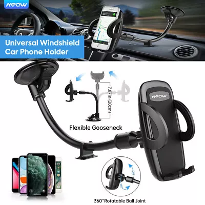 MPOW 360° Car Mobile Phone Holder Dashboard Windscreen Suction Universal Mount • £9.99