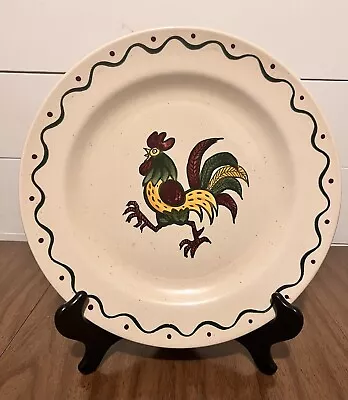 Metlox Poppytrail Rooster 12  Cake Serving Plate California Provincial • $14.99