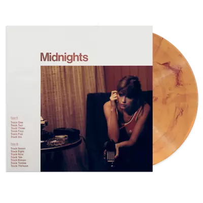 Taylor Swift Midnights  Collectors Edition  Blood Moon Orange Marbled Vinyl • $31