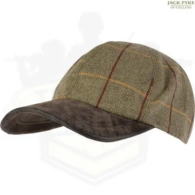£15.99 • Buy Jack Pyke Wool Blend Tweed Baseball Hat Mens Hunting Cap Shooting Headwear