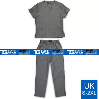 £14.99 • Buy Medical Scrub Uniform Tunic Trouser Set, Unisex Nhs Compliant Size Hospital Suit