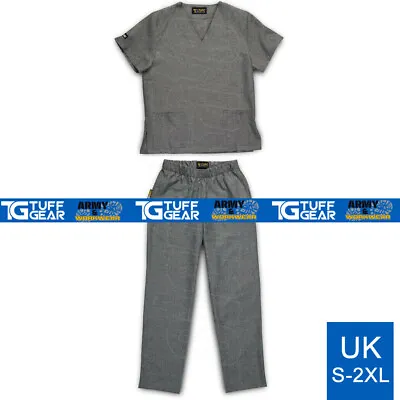 Medical Scrub Uniform Tunic Trouser Set Unisex Nhs Compliant Size Hospital Suit • £11.99