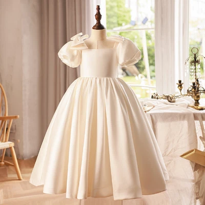 $170.64 • Buy Evening Dress For Kids Baby Girls Luxurious Plain Ball Gowns Teens PrincessDress