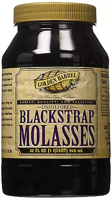 Unsulfured Black Strap Molasses 32 Oz • $18.99