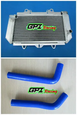 Blue For Yamaha YFZ450 YFZ 450 Oversized Aluminum Radiator + Hose 2004-2008 07 • $76