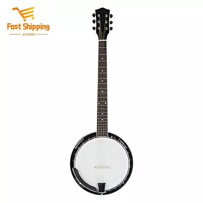 Exquisite Professional Sapelli Notopleura Wood Alloy 6String BanjoFast Shipping • $155.59