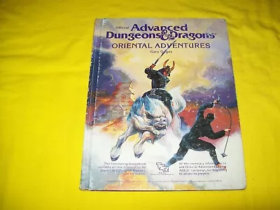 Oriental Adventures Dungeons & Dragons Tsr 2018 - 4 Hc Hardback Good Spine • $49.95