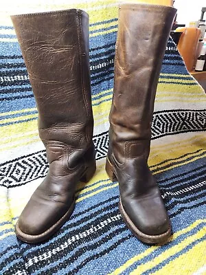 Frye Brown Women’s Vintage Campus Cowboy Boots - Style 2550 Size 6 • $200